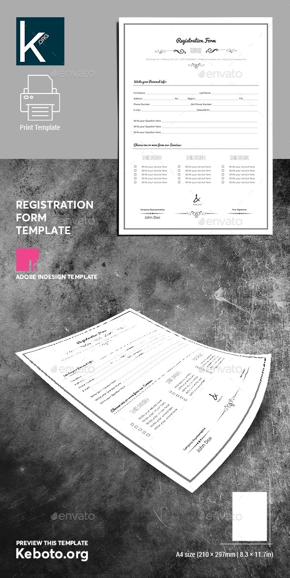 Detail Registration Form Template Nomer 47