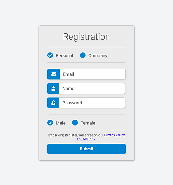 Detail Registration Form Template Nomer 7