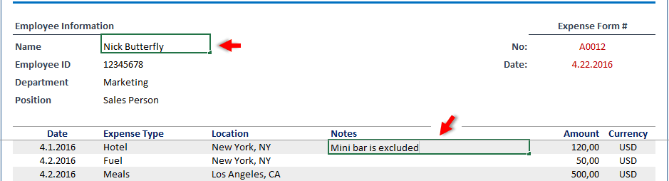 Detail Reimbursement Form Template Excel Nomer 19