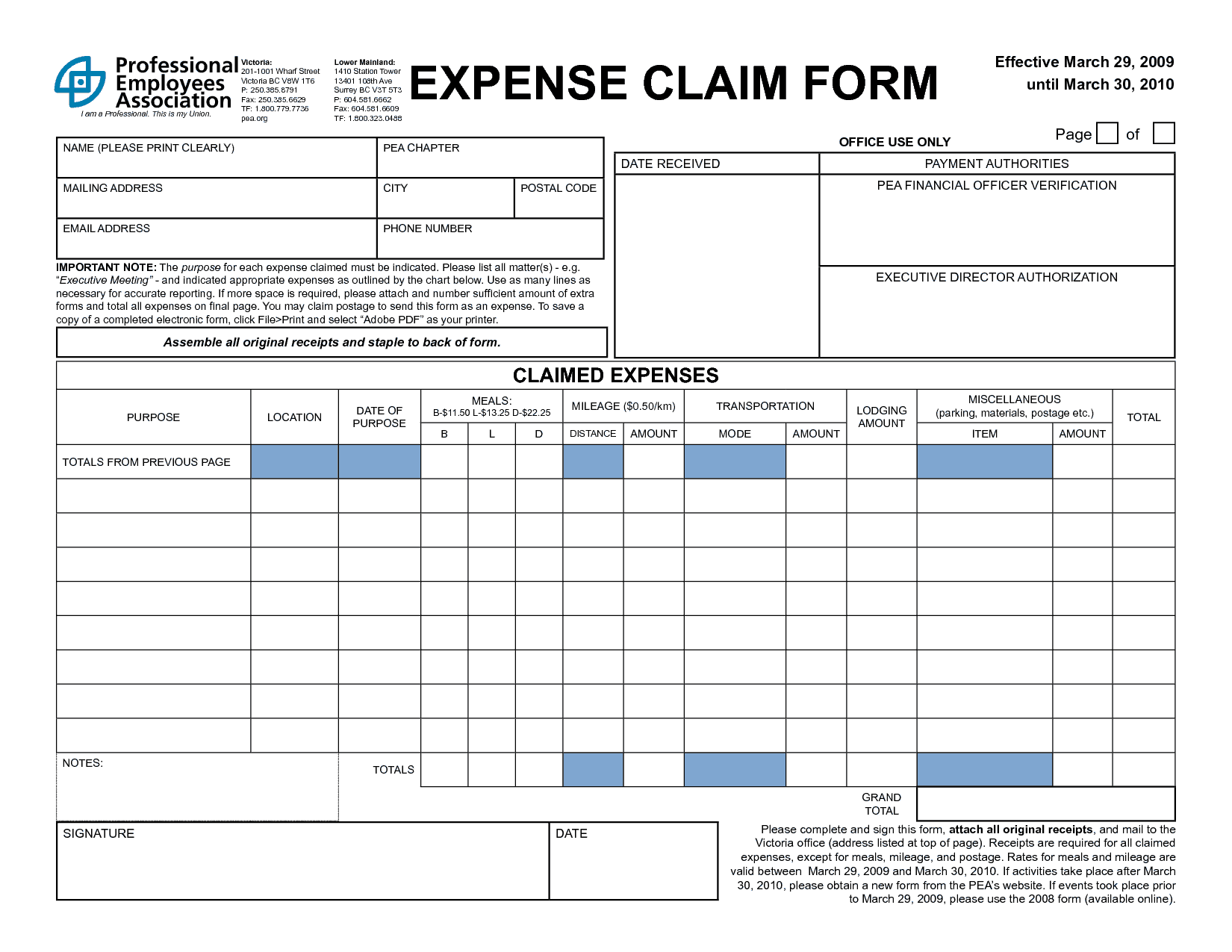 Detail Reimbursement Form Template Excel Nomer 34