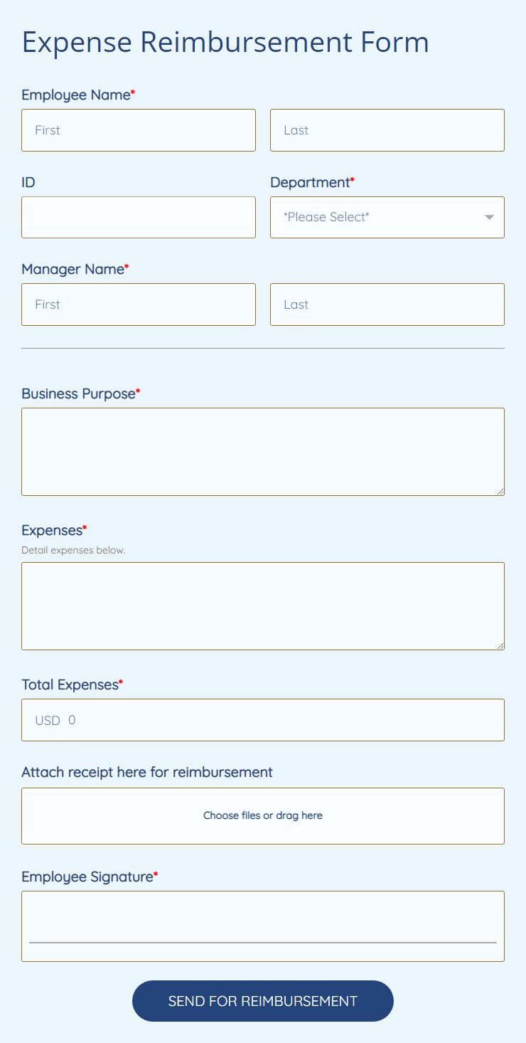 Detail Reimbursement Form Template Excel Nomer 37