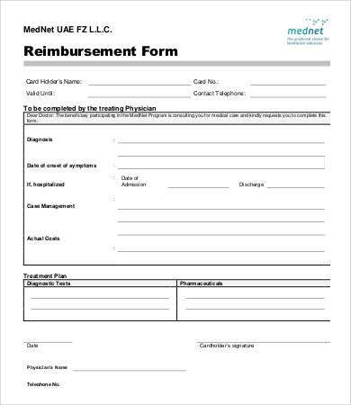 Detail Reimbursement Form Template Excel Nomer 9