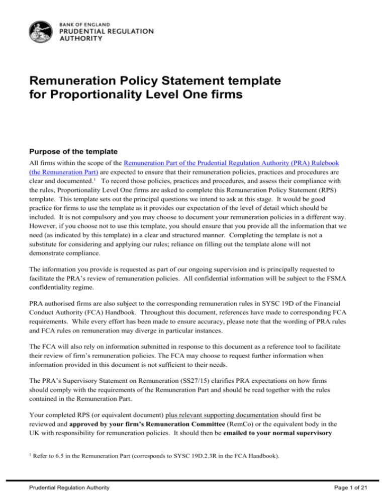 Detail Remuneration Policy Template Nomer 8
