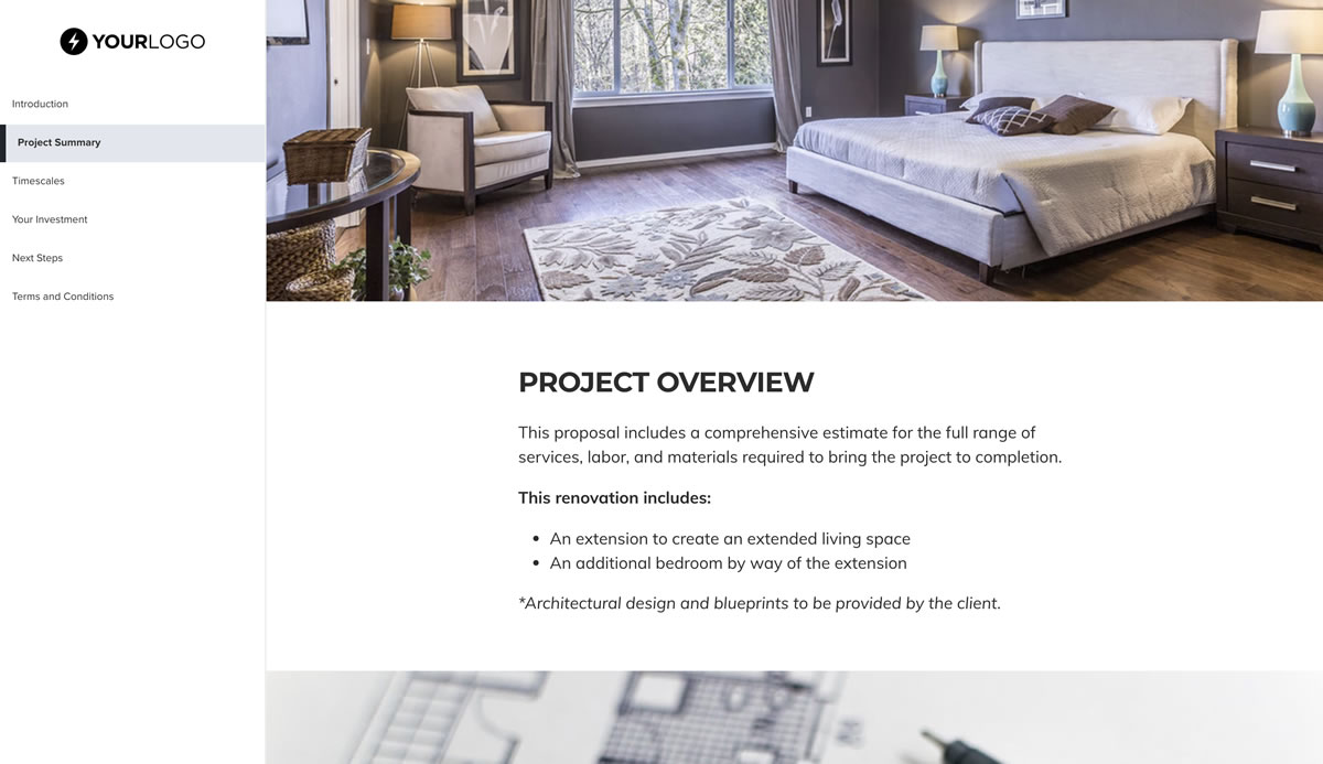 Detail Renovation Proposal Template Nomer 20