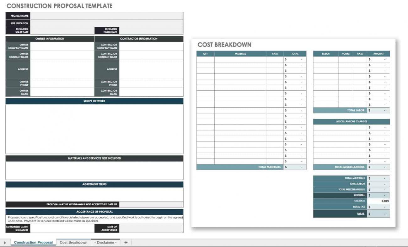 Detail Renovation Proposal Template Nomer 37