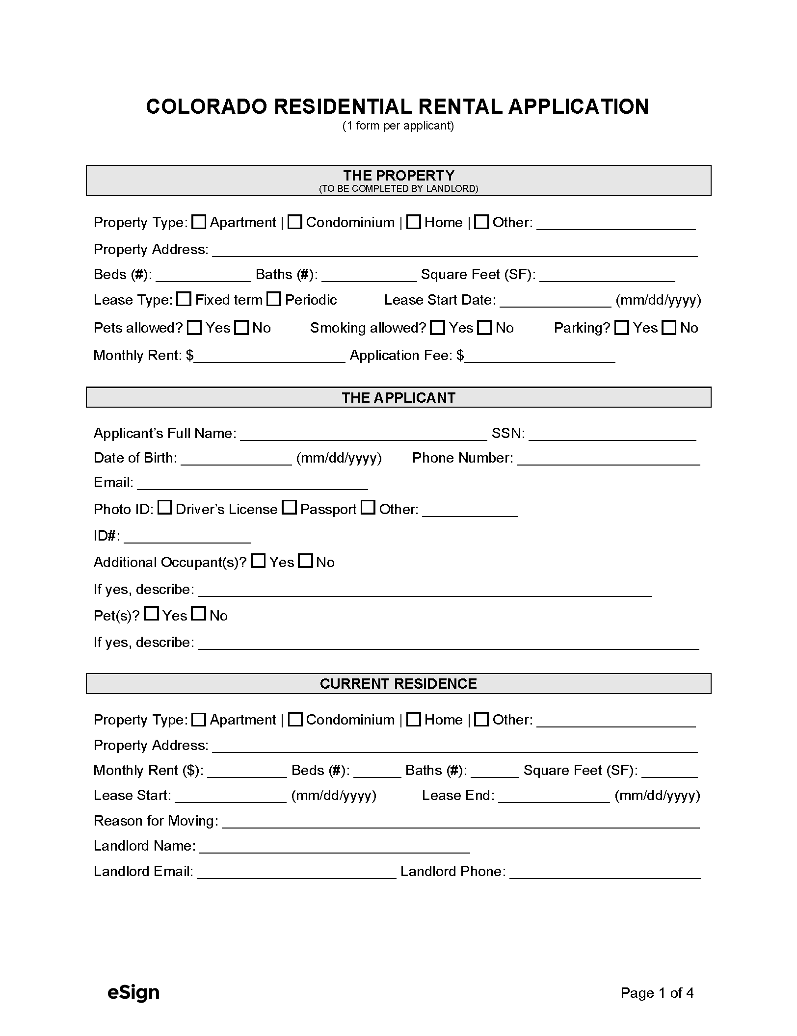 Detail Rental Application Form Template Nomer 16