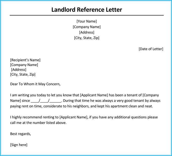 Detail Rental Reference Letter Template Nomer 22