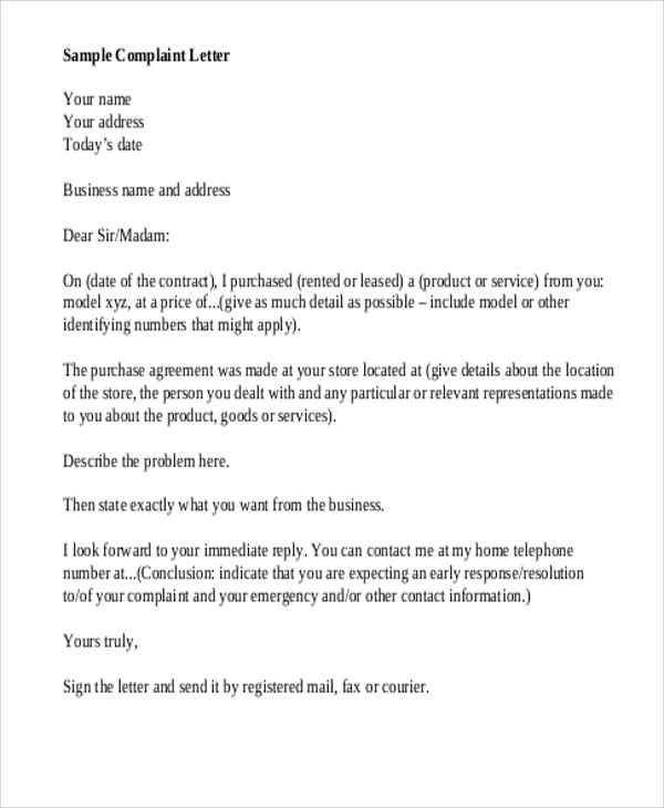 Detail Reply To Complaint Letter Template Nomer 12