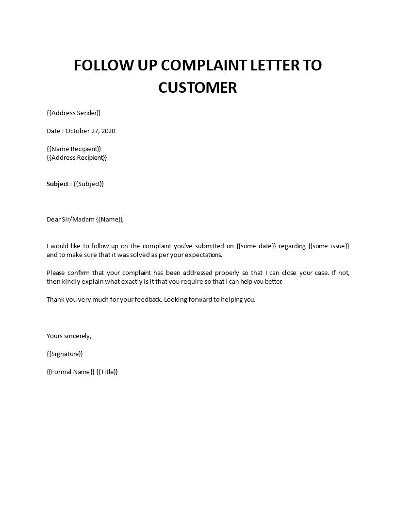 Detail Reply To Complaint Letter Template Nomer 14