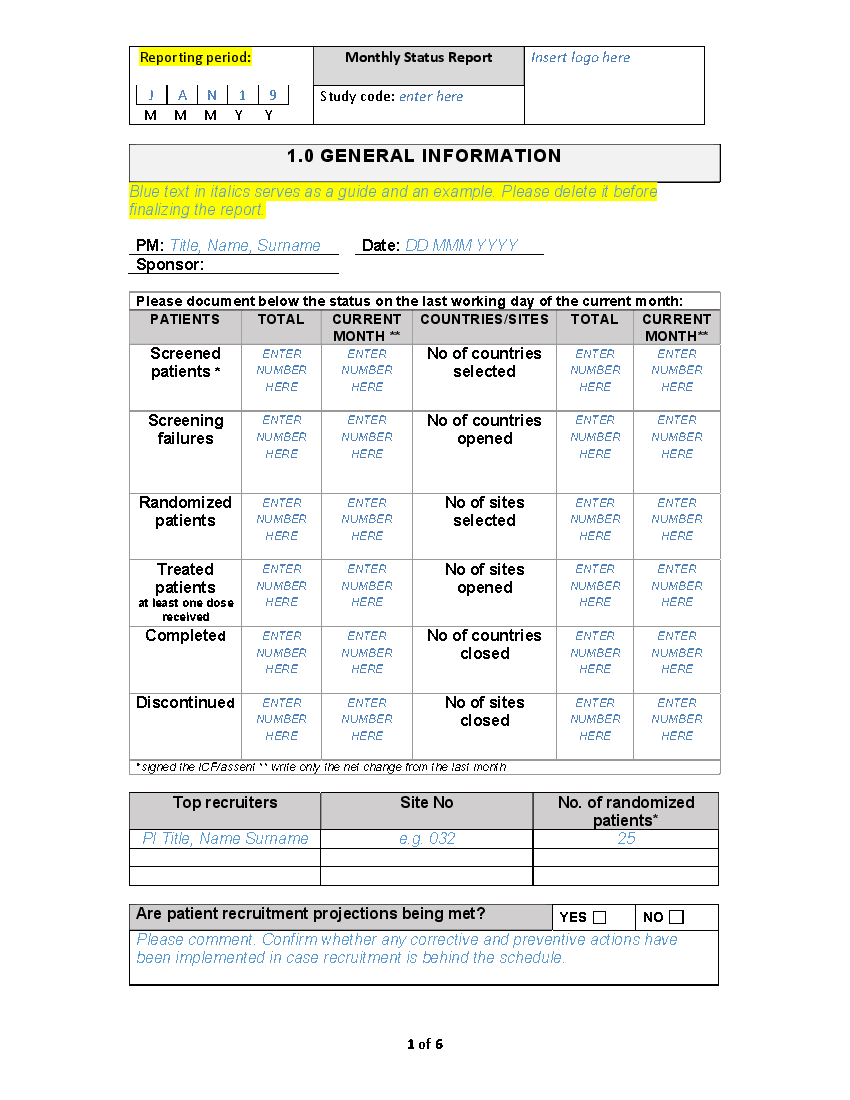 Detail Report Template Word Nomer 41