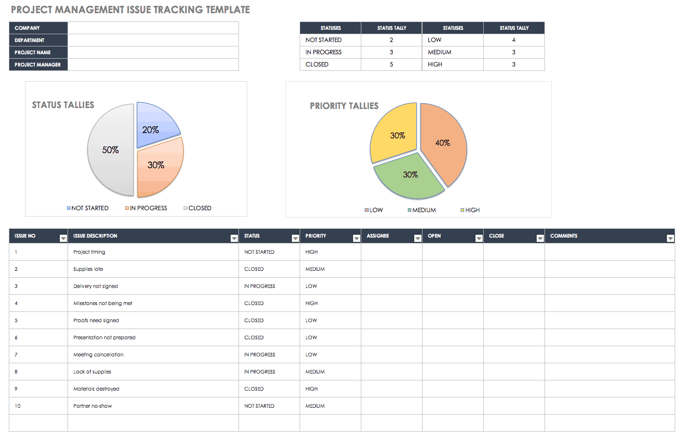 Detail Report Tracker Excel Template Nomer 13