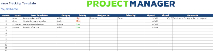 Detail Report Tracker Excel Template Nomer 21