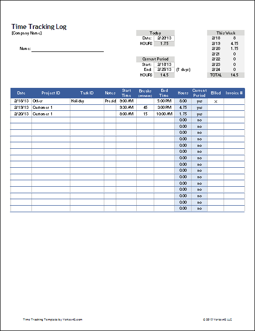 Detail Report Tracker Excel Template Nomer 52