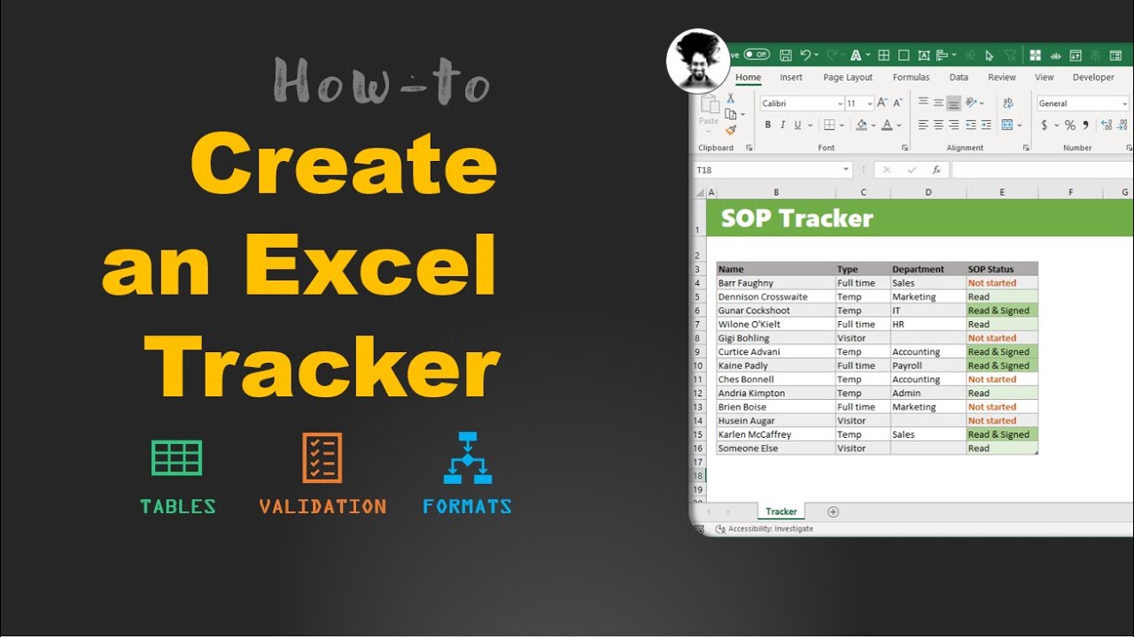 Detail Report Tracker Excel Template Nomer 55