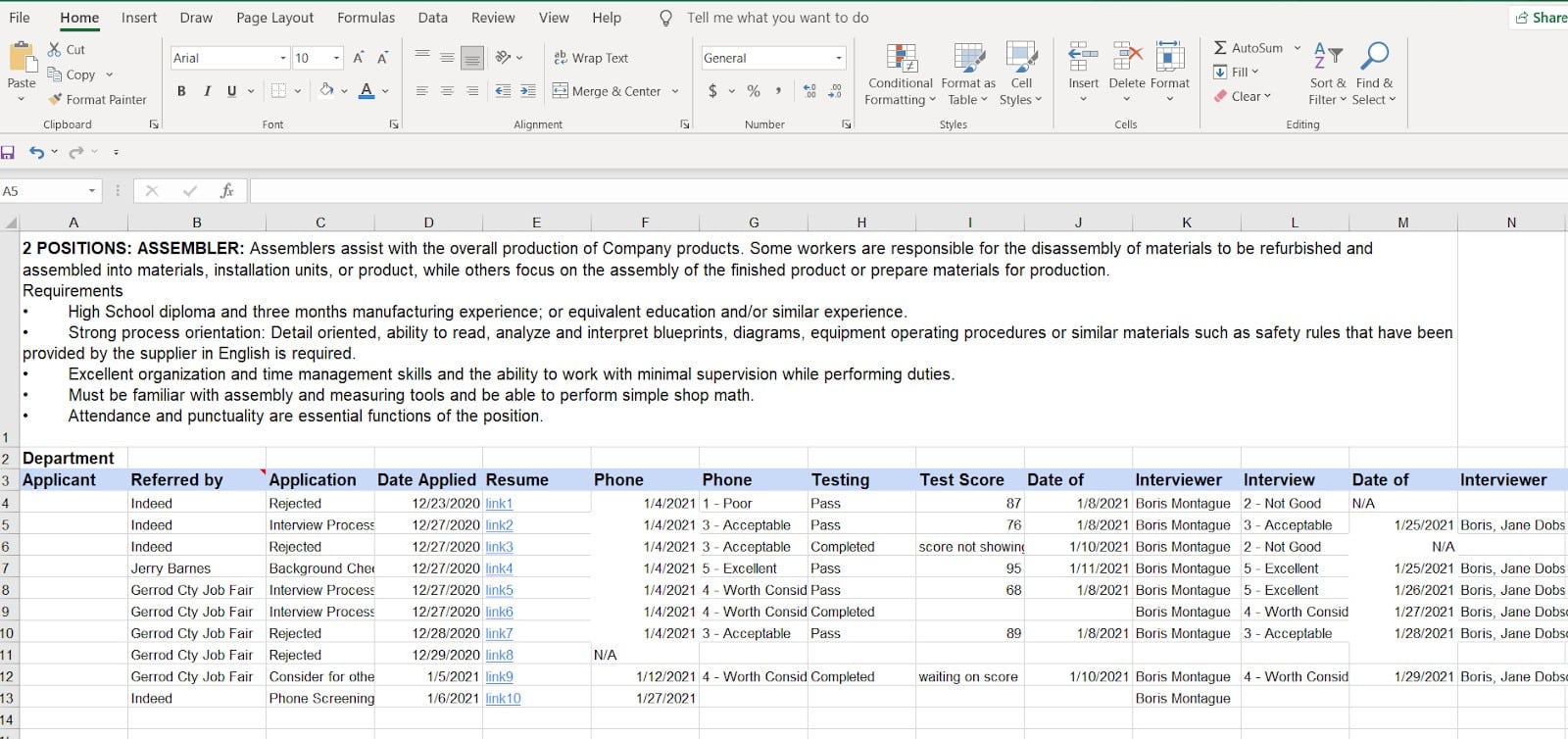 Detail Report Tracker Excel Template Nomer 57