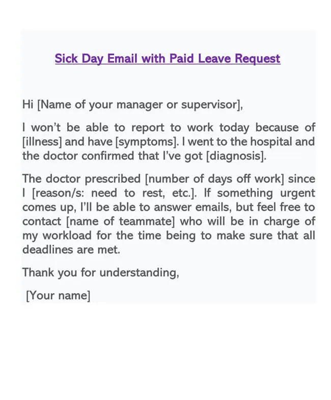 Detail Request Day Off Email Template Nomer 13