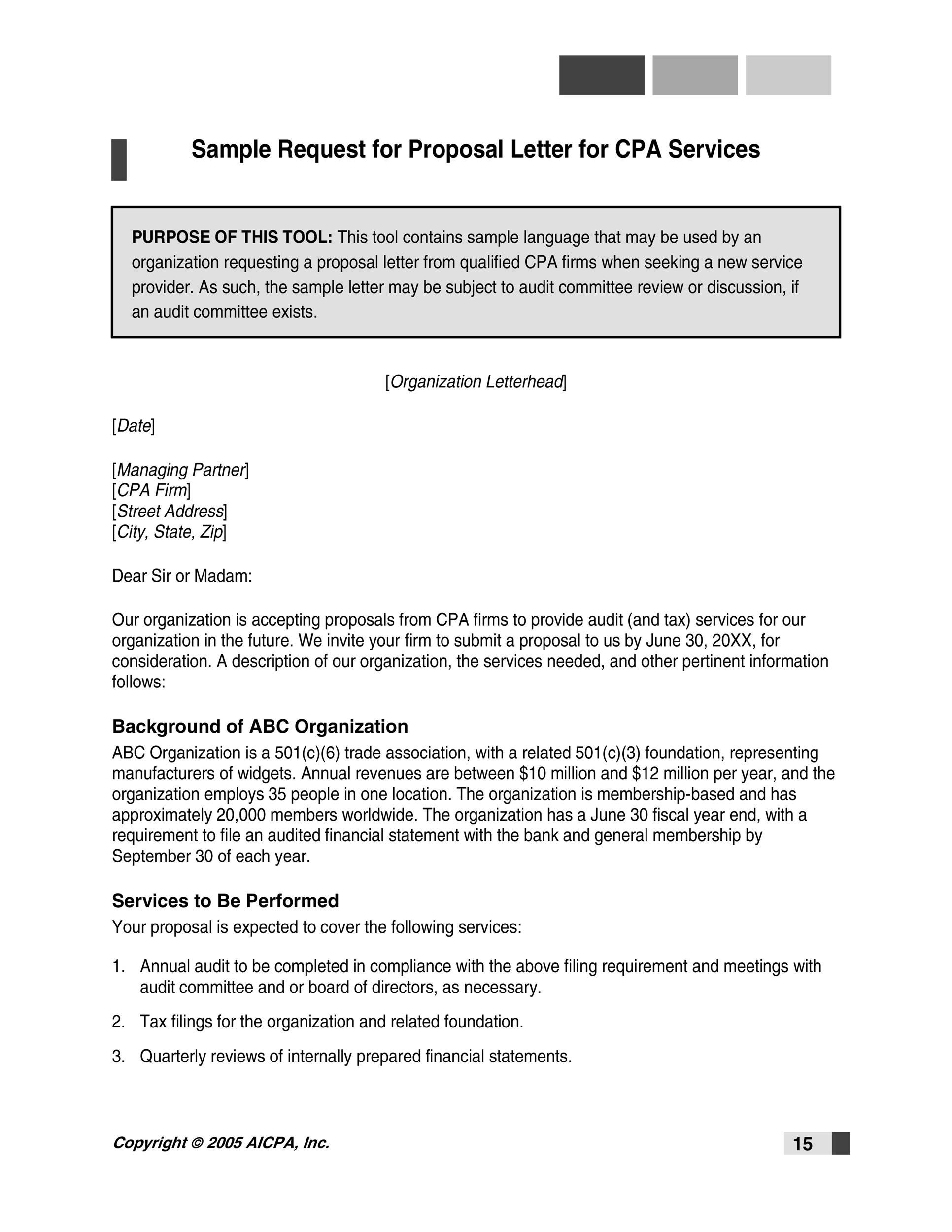 Detail Request For Proposal Evaluation Template Nomer 12