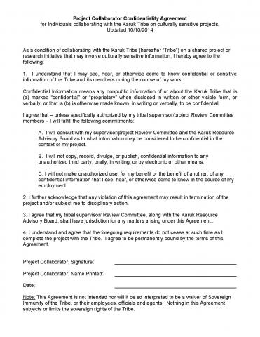 Detail Research Confidentiality Agreement Template Nomer 7