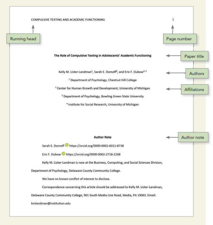 Detail Research Paper Template Apa Style Nomer 14