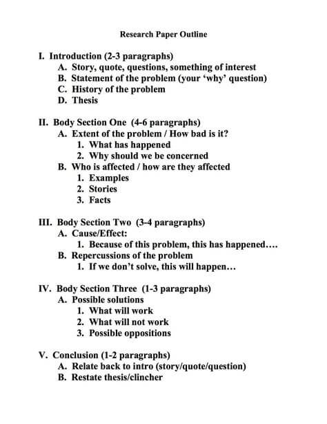 Detail Research Paper Template Apa Style Nomer 17