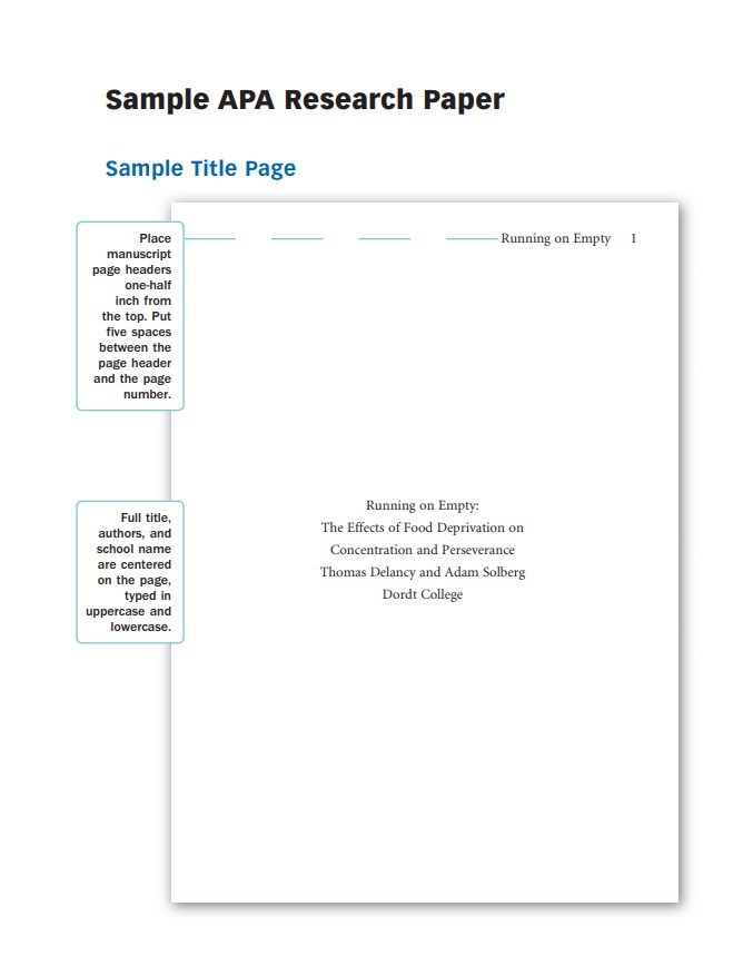 Detail Research Paper Template Apa Style Nomer 22