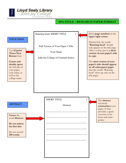 Detail Research Paper Template Apa Style Nomer 33