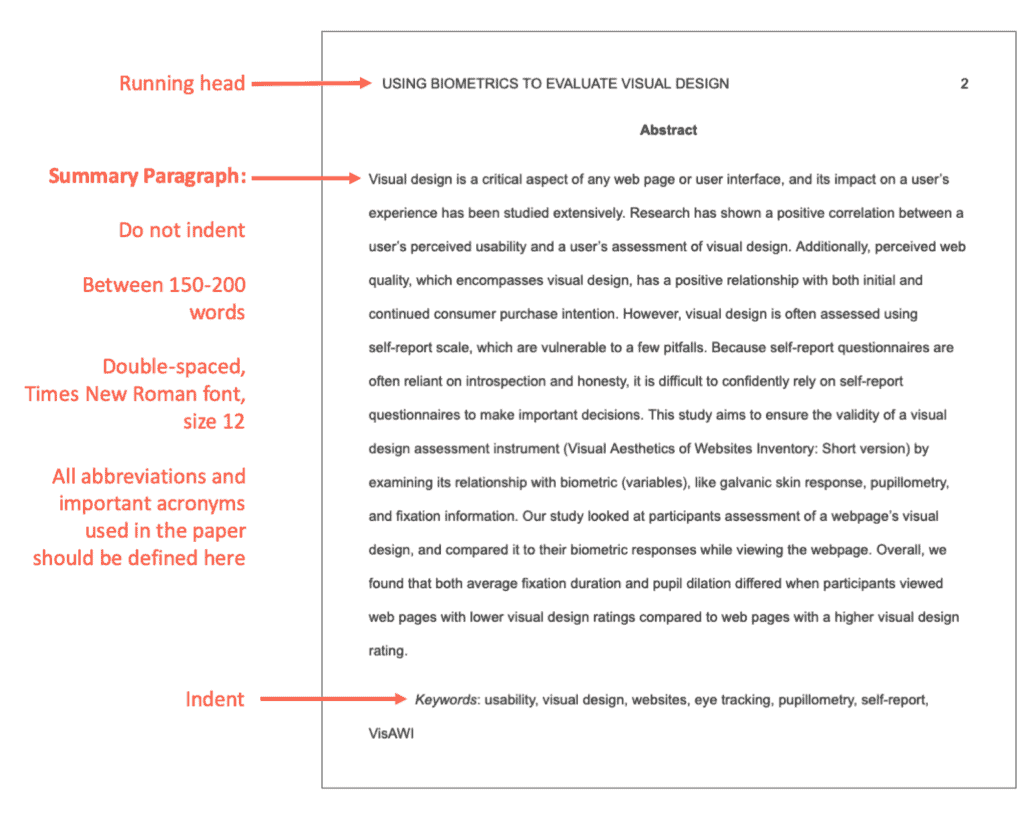 Detail Research Paper Template Apa Style Nomer 5