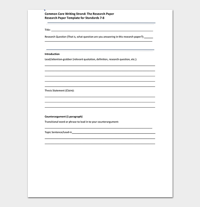 Detail Research Paper Template Word Nomer 34