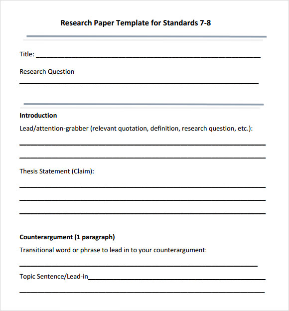 Detail Research Paper Template Word Nomer 50