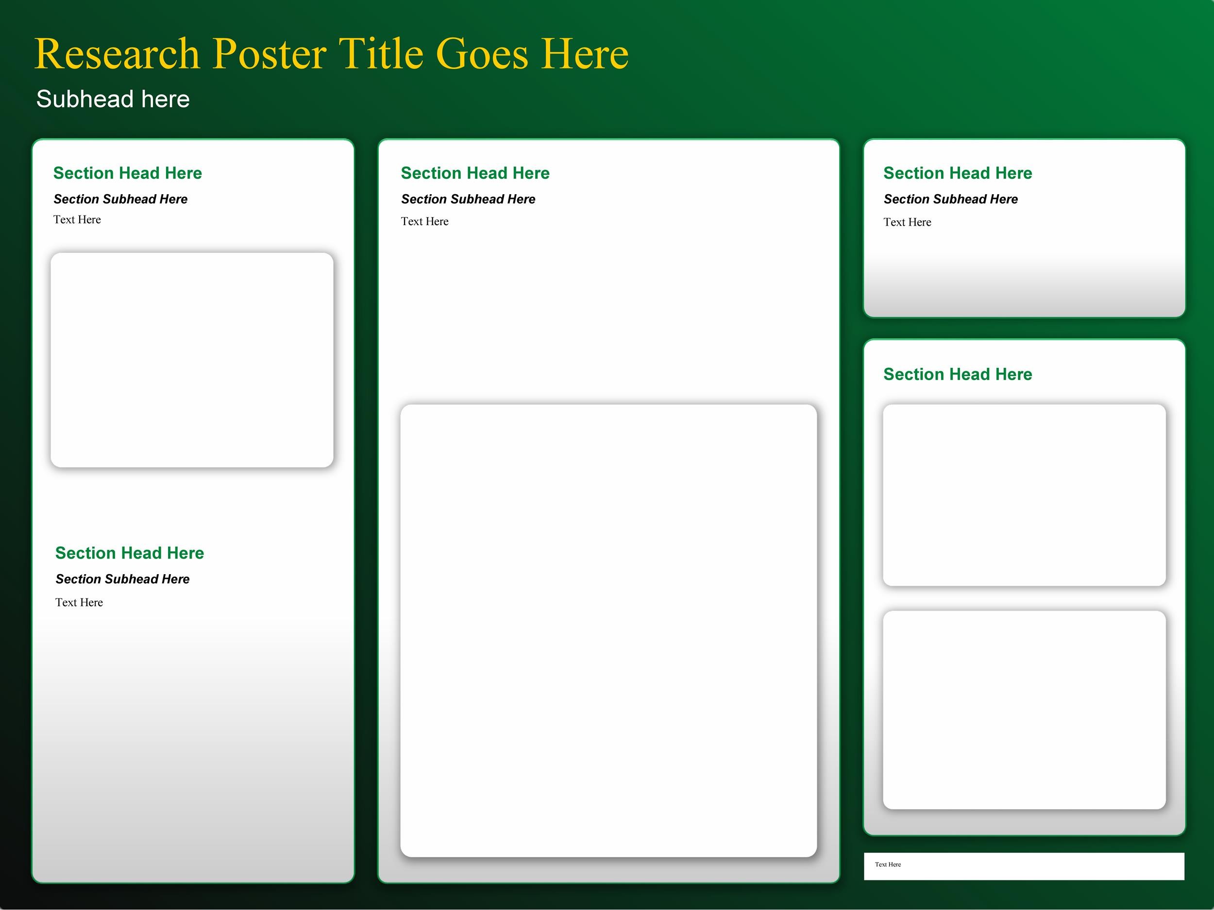 Detail Research Poster Template Powerpoint Nomer 33