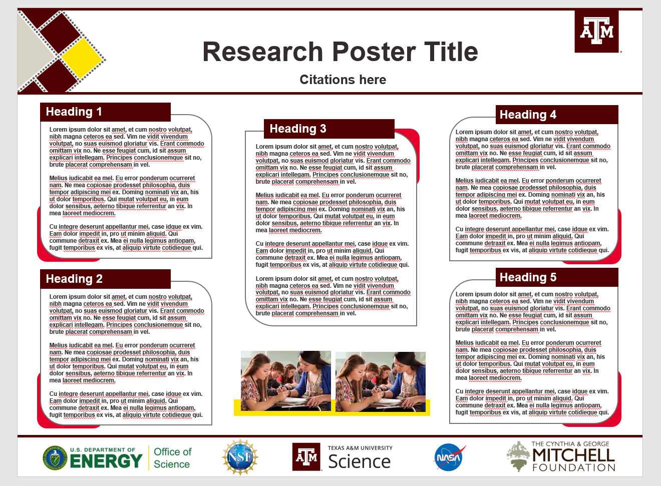 Detail Research Poster Template Powerpoint Nomer 48