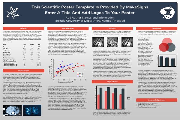 Detail Research Poster Template Powerpoint Nomer 49