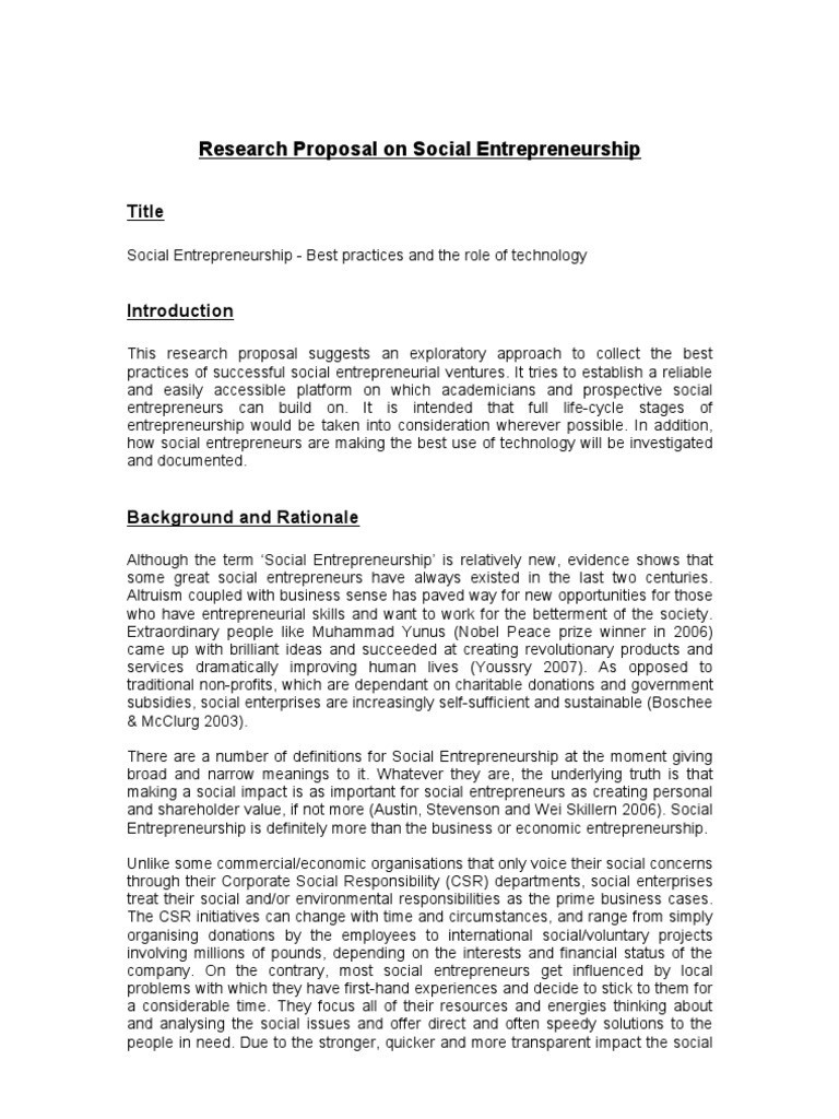 Detail Research Proposal Outline Template Nomer 49