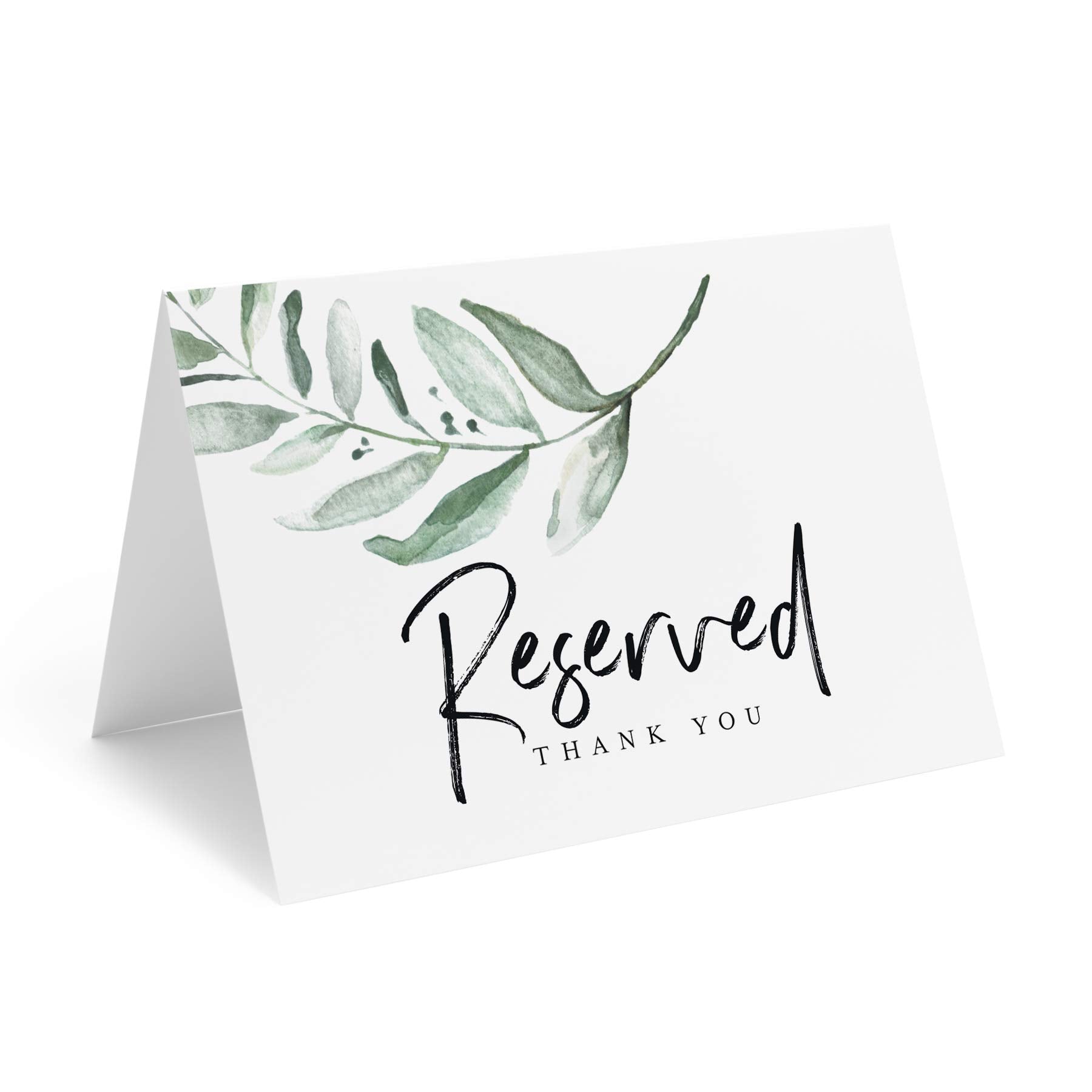 Detail Reserved Table Signs Template Nomer 31