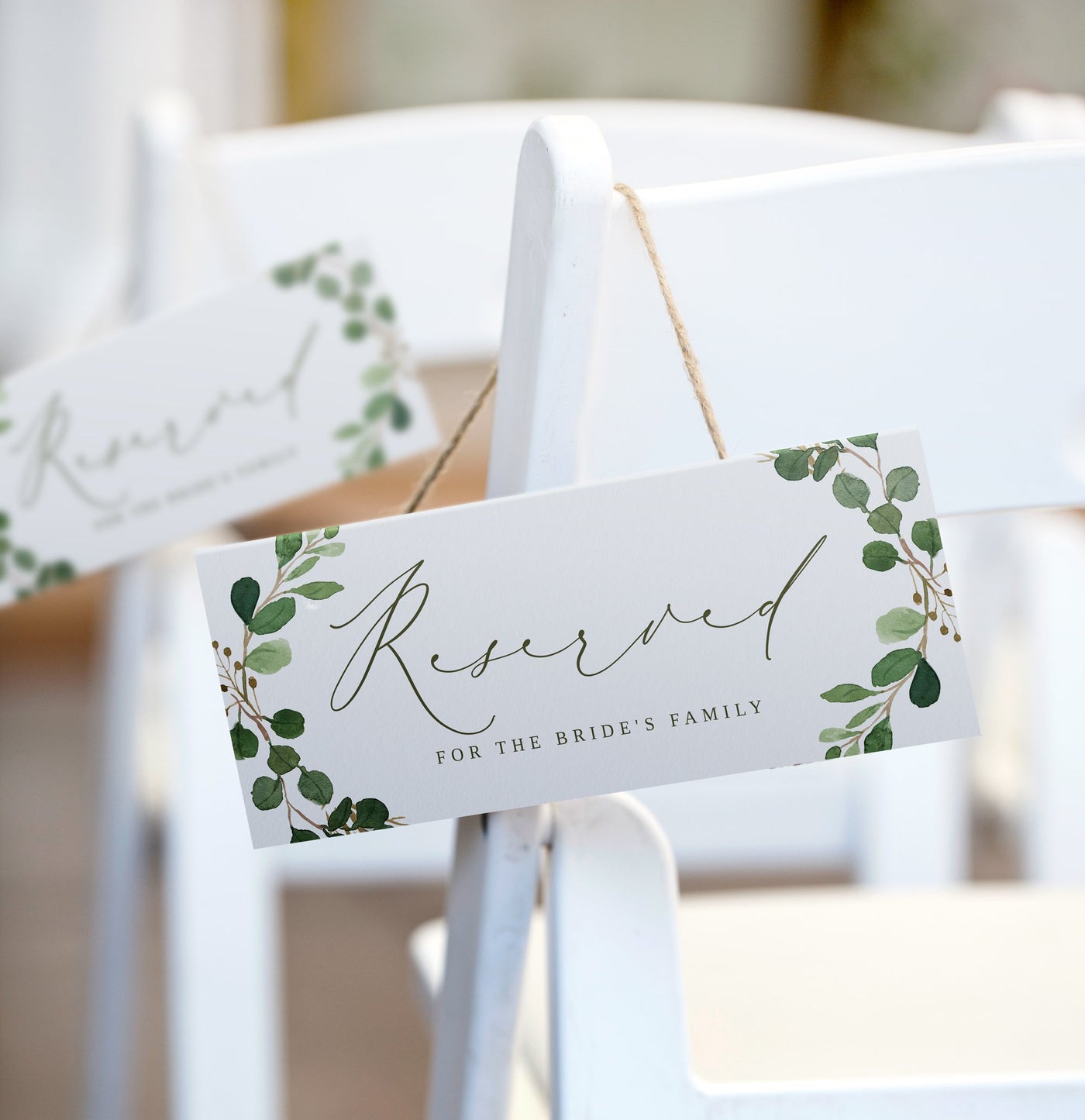 Detail Reserved Table Signs Template Nomer 51