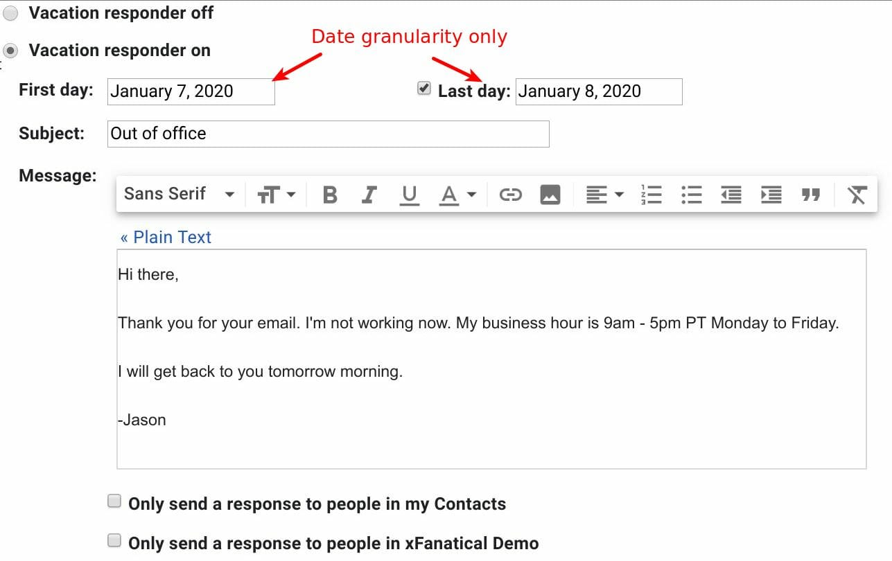 Detail Resign Auto Reply Email Template Nomer 17