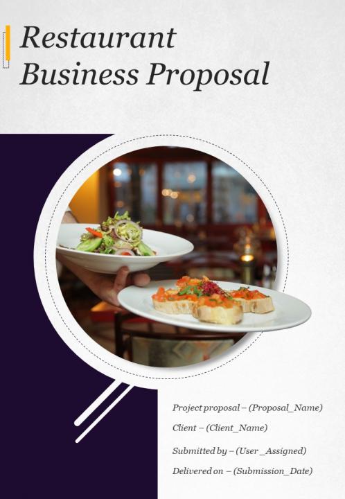 Detail Restaurant Business Proposal Template Nomer 11