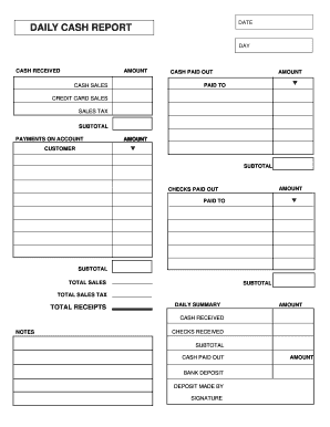 Detail Restaurant Daily Sales Report Template Free Nomer 15