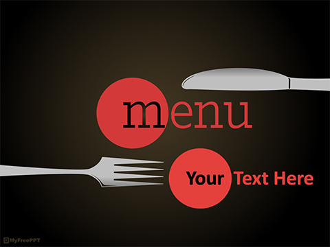 Detail Restaurant Menu Powerpoint Template Nomer 10