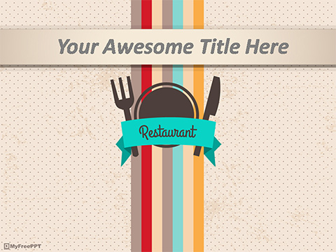 Detail Restaurant Menu Powerpoint Template Nomer 20