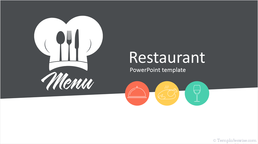 Detail Restaurant Menu Powerpoint Template Nomer 4