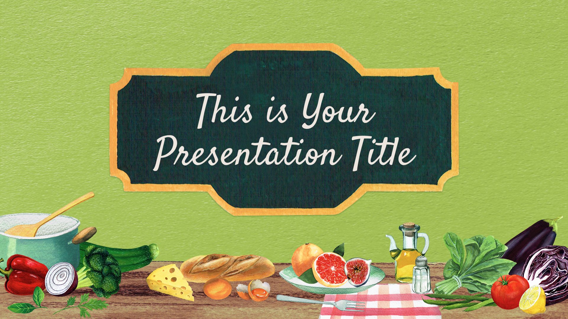 Detail Restaurant Menu Powerpoint Template Nomer 45