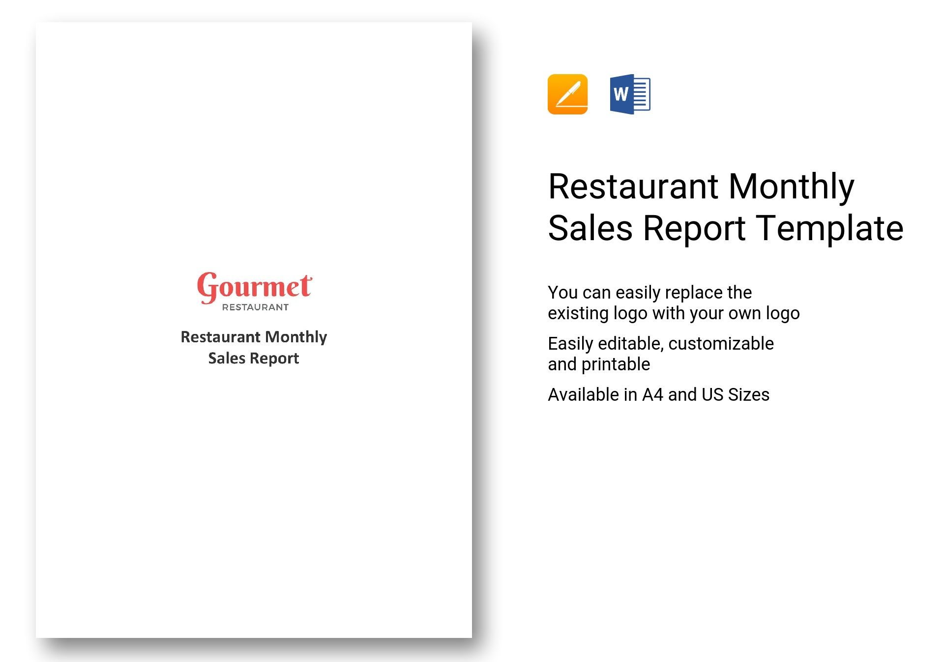 Detail Restaurant Monthly Report Template Nomer 21