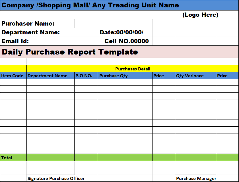 Detail Restaurant Monthly Report Template Nomer 30