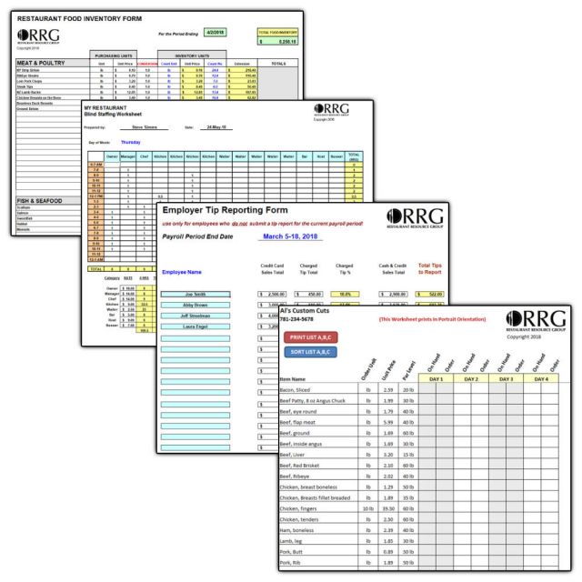 Detail Restaurant Monthly Report Template Nomer 53