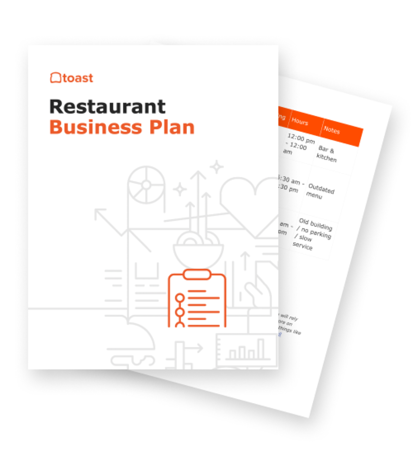 Detail Restaurant Pro Forma Template Nomer 45