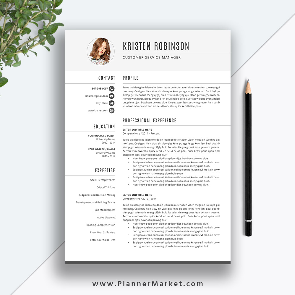 Detail Resume 2020 Template Nomer 17