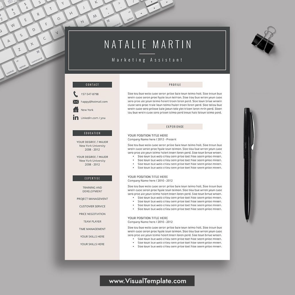 Detail Resume 2020 Template Nomer 35