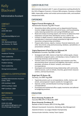 Detail Resume Template Download Nomer 3