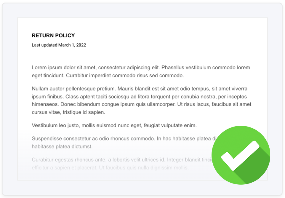 Detail Return Policy Template Nomer 3